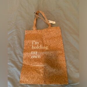 ANTHROPOLOGIE CORK TOTE